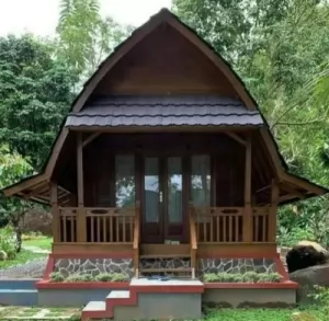 Rumah Kayu Tradisional Etnik
